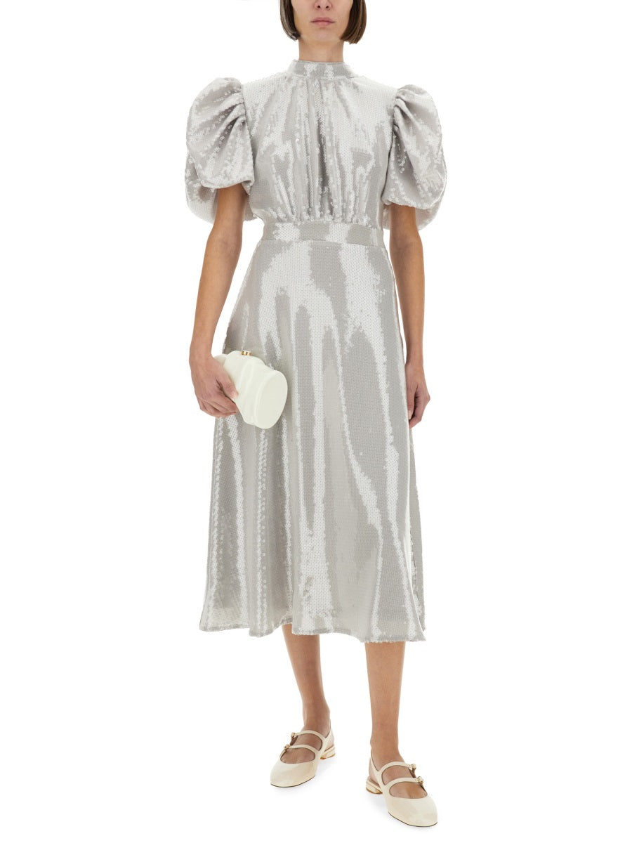 MIDI DRESS WITH SEQUINS