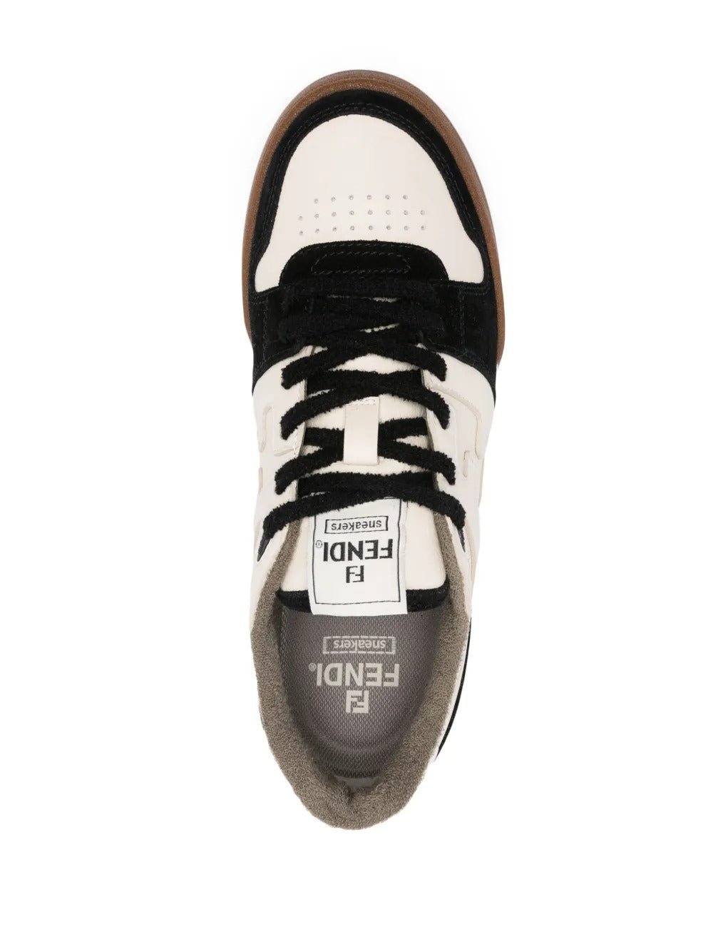 MATCH LEATHER AND SUEDE LOW TOP SNEAKERS