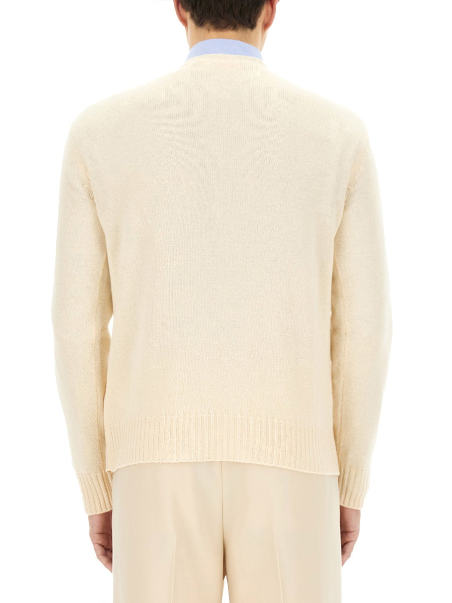 "CHEZ " EMBROIDERED SWEATER