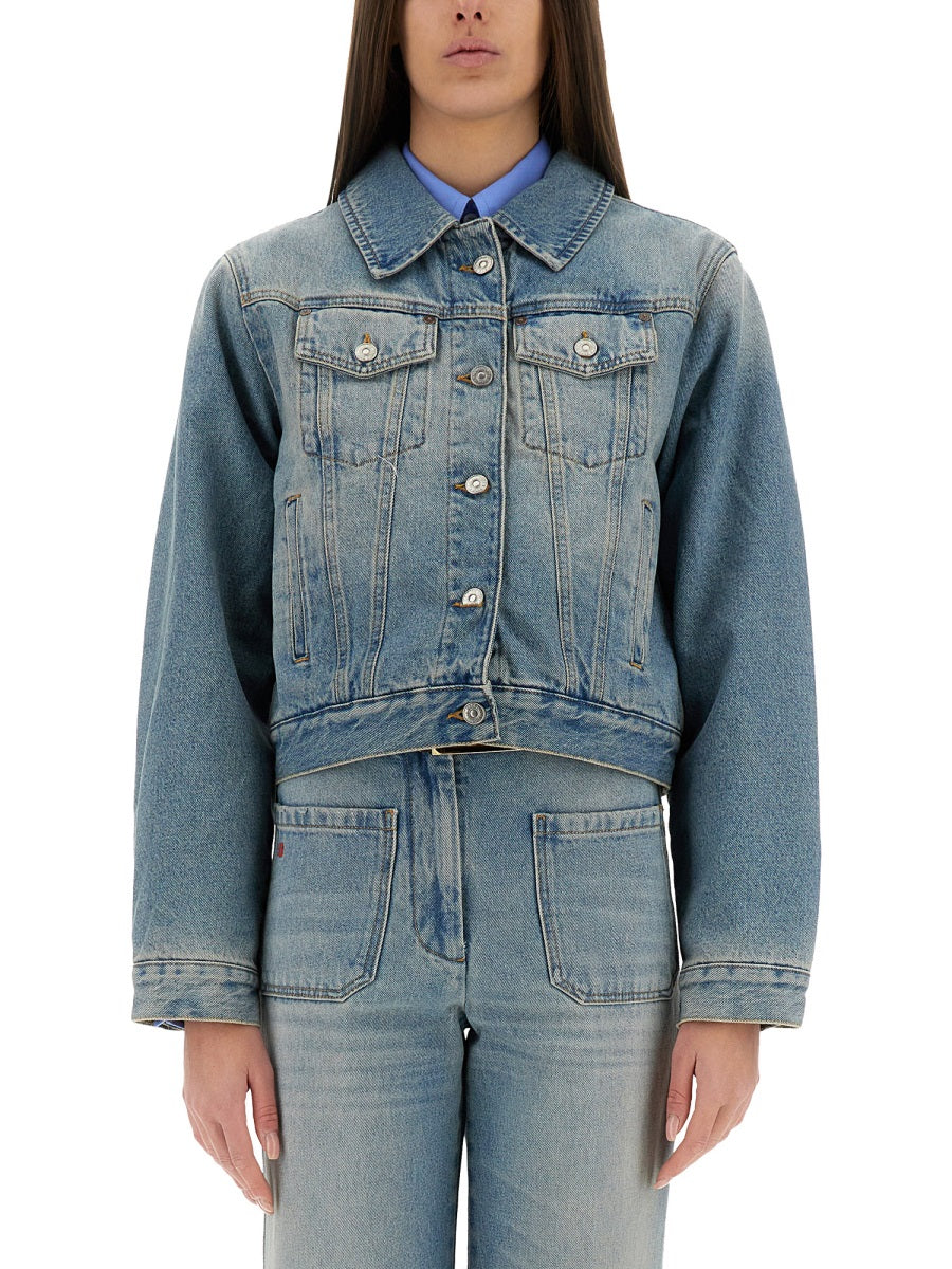 PADDED DENIM JACKET