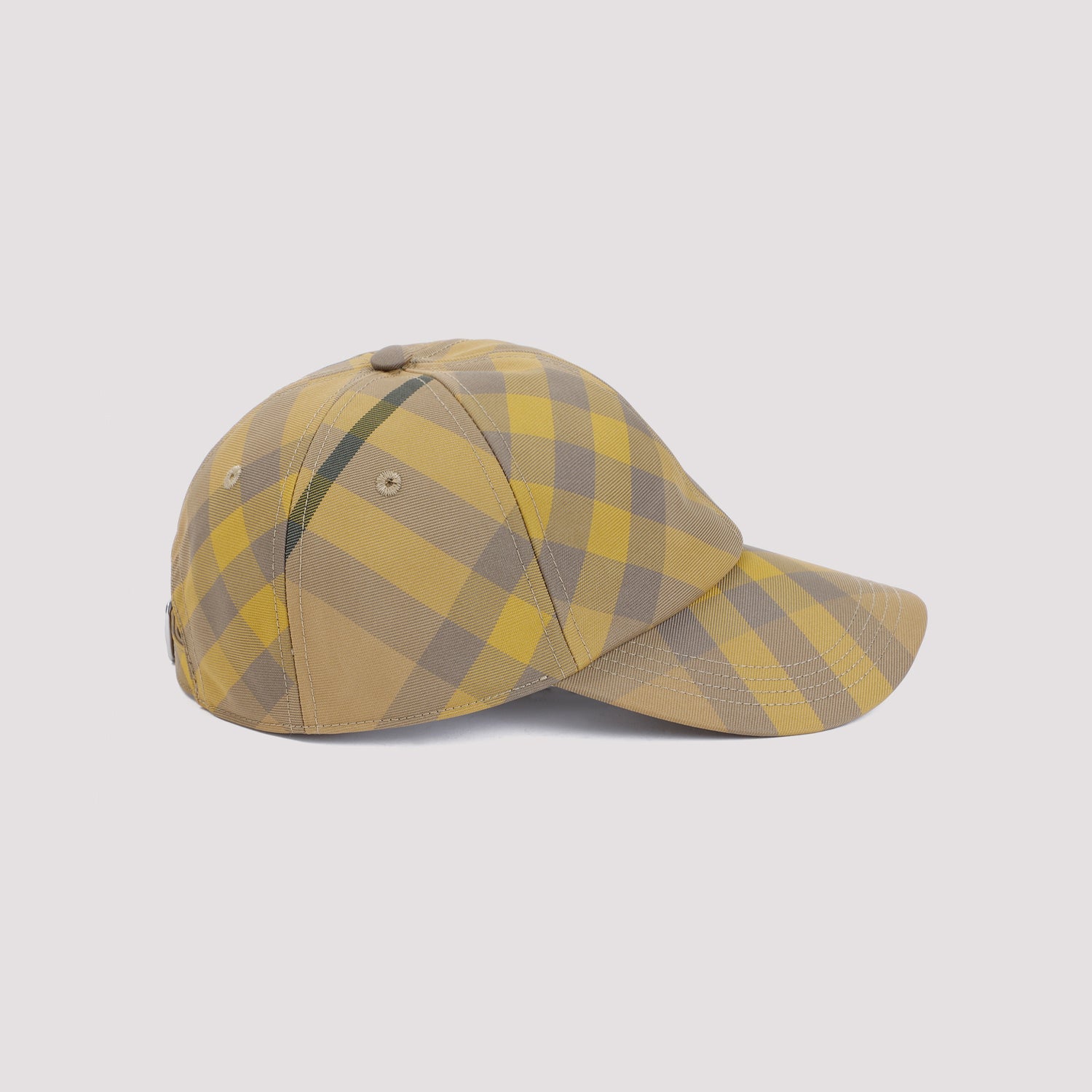 check-pattern Baseball Cap