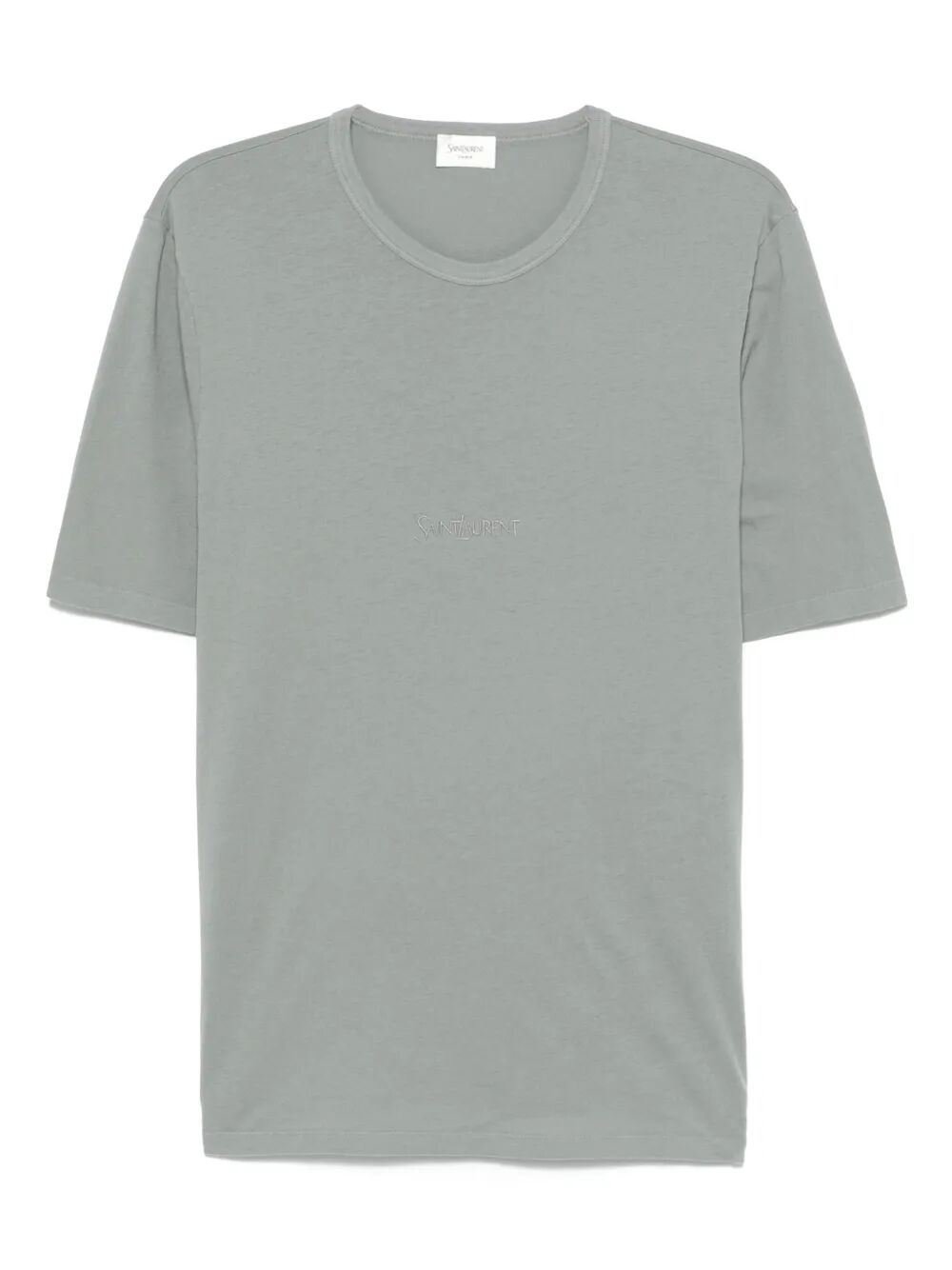 TONAL LOGO EMBROIDERY COTTON T-SHIRT