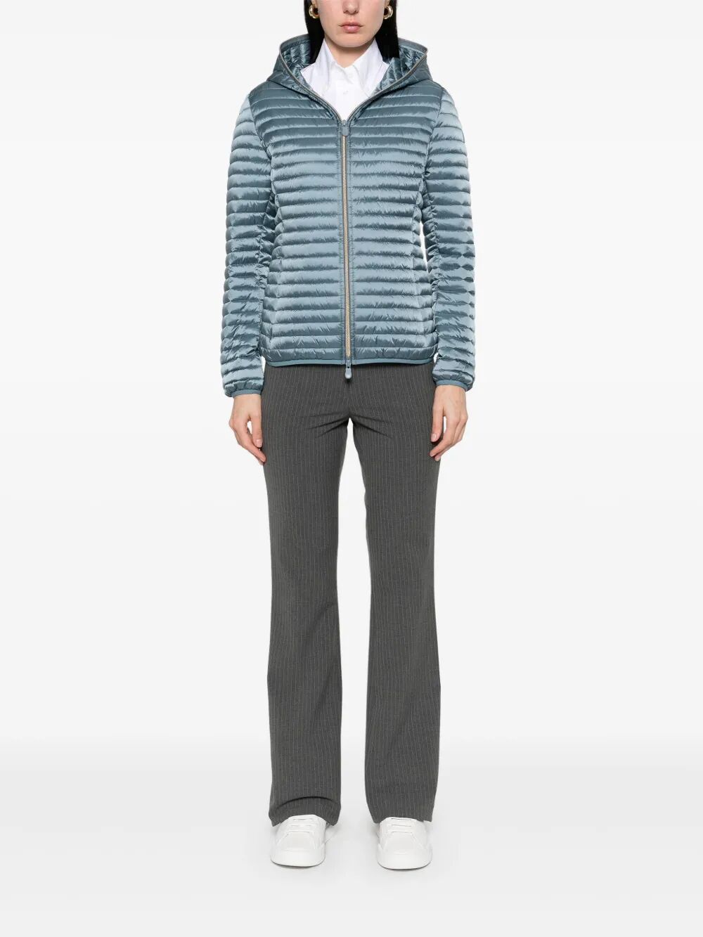 ALEXA HOODED PUFFER LIGHTWEIGHT JACKET