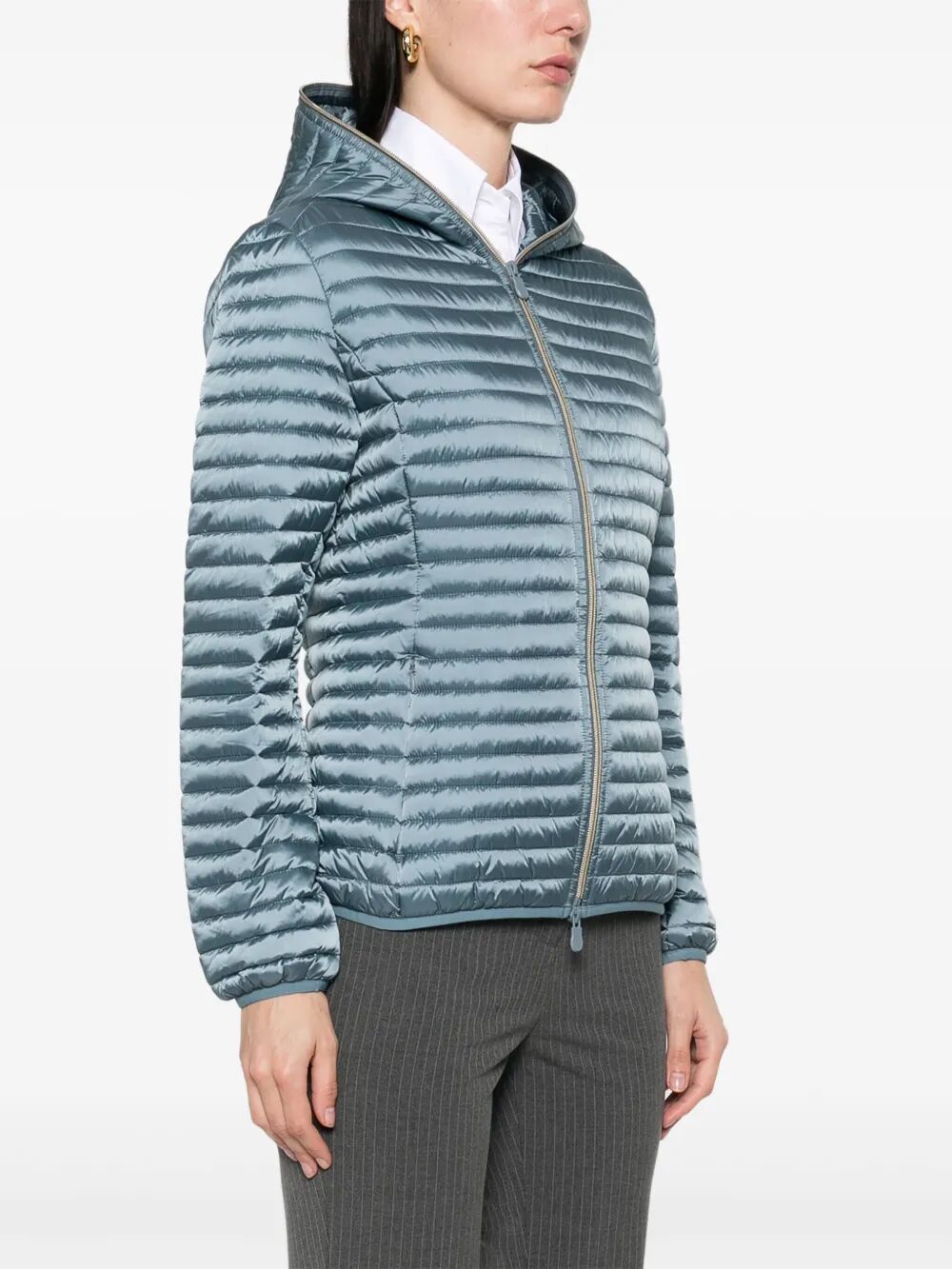 ALEXA HOODED PUFFER LIGHTWEIGHT JACKET