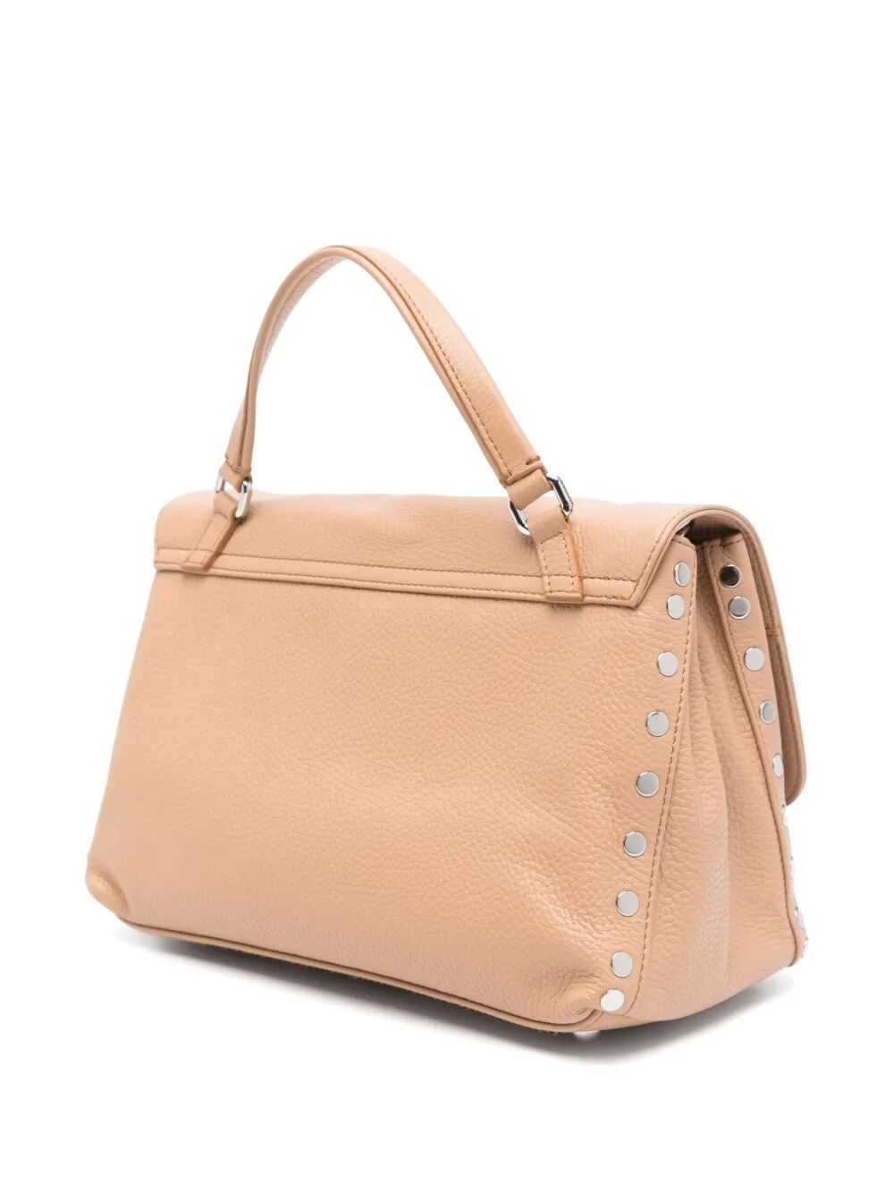 TUMBLED LEATHER SMALL POSTINA DAILY GIORNO BAG