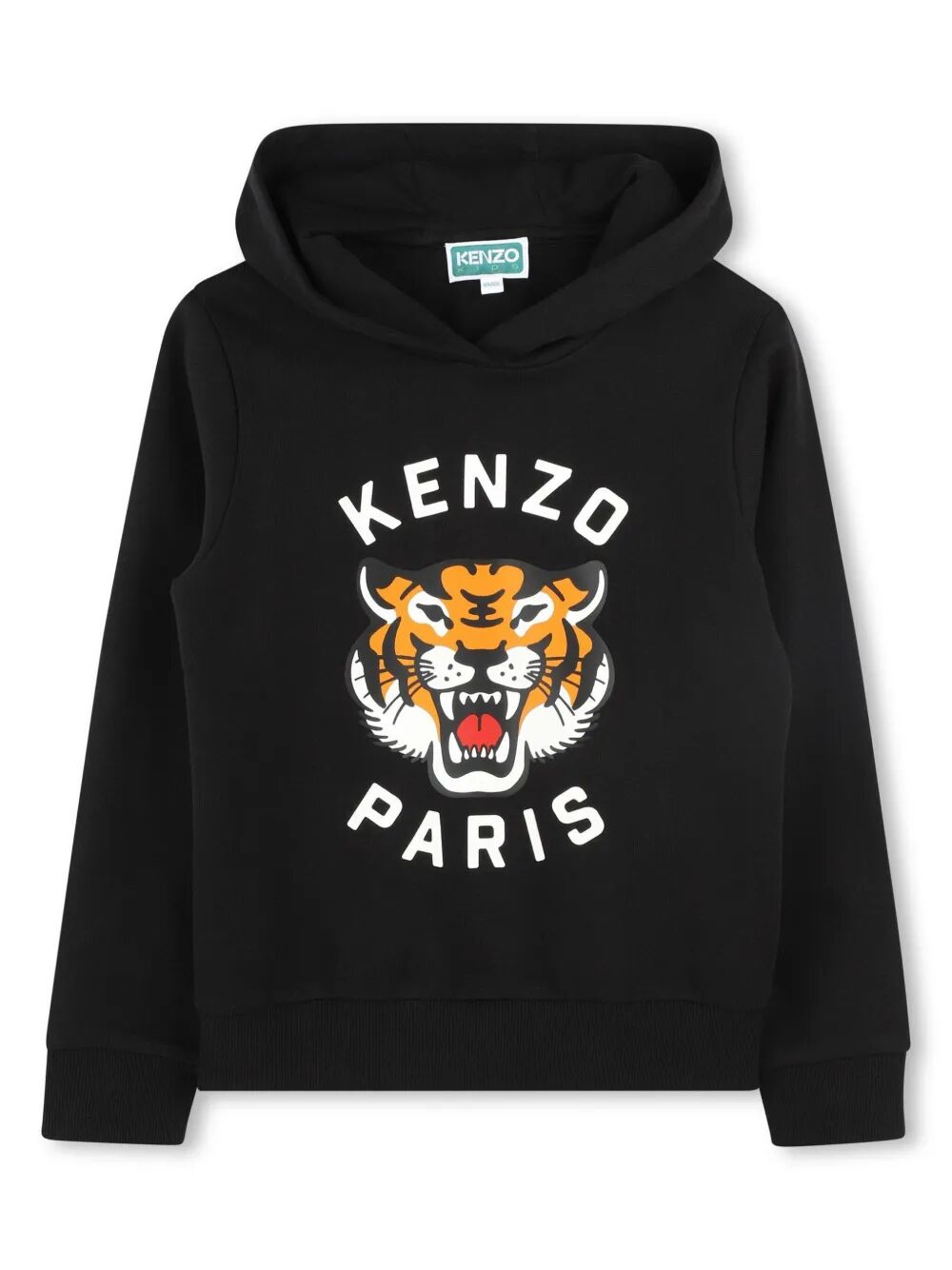 LUCKY TIGER COTTON HOODIE