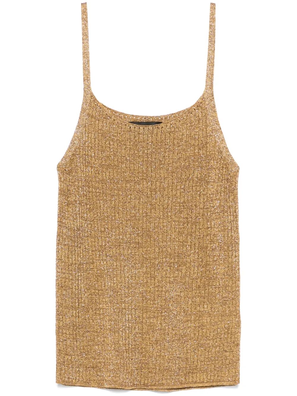 RIBBED LUREX TANK TOP