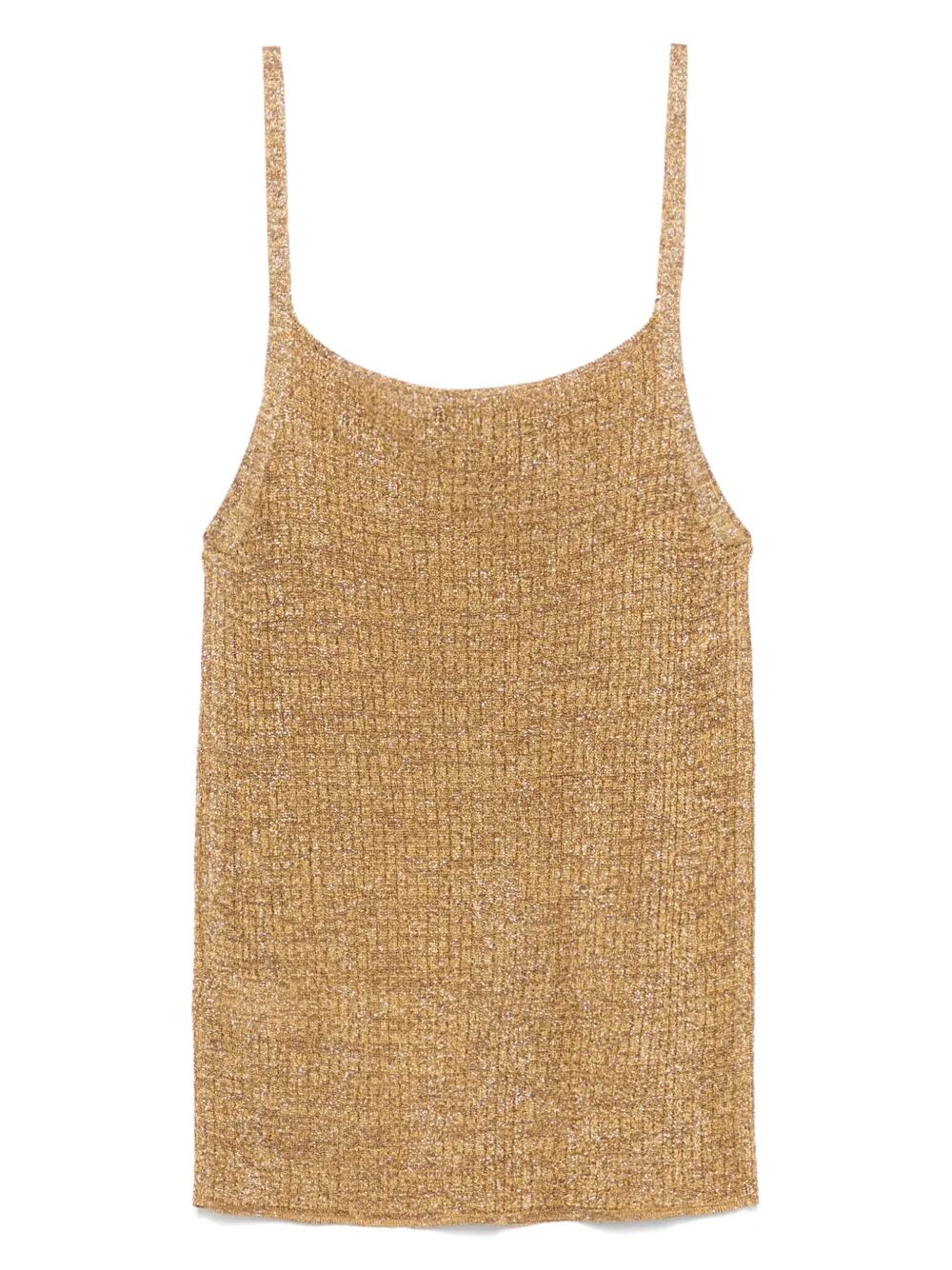 RIBBED LUREX TANK TOP