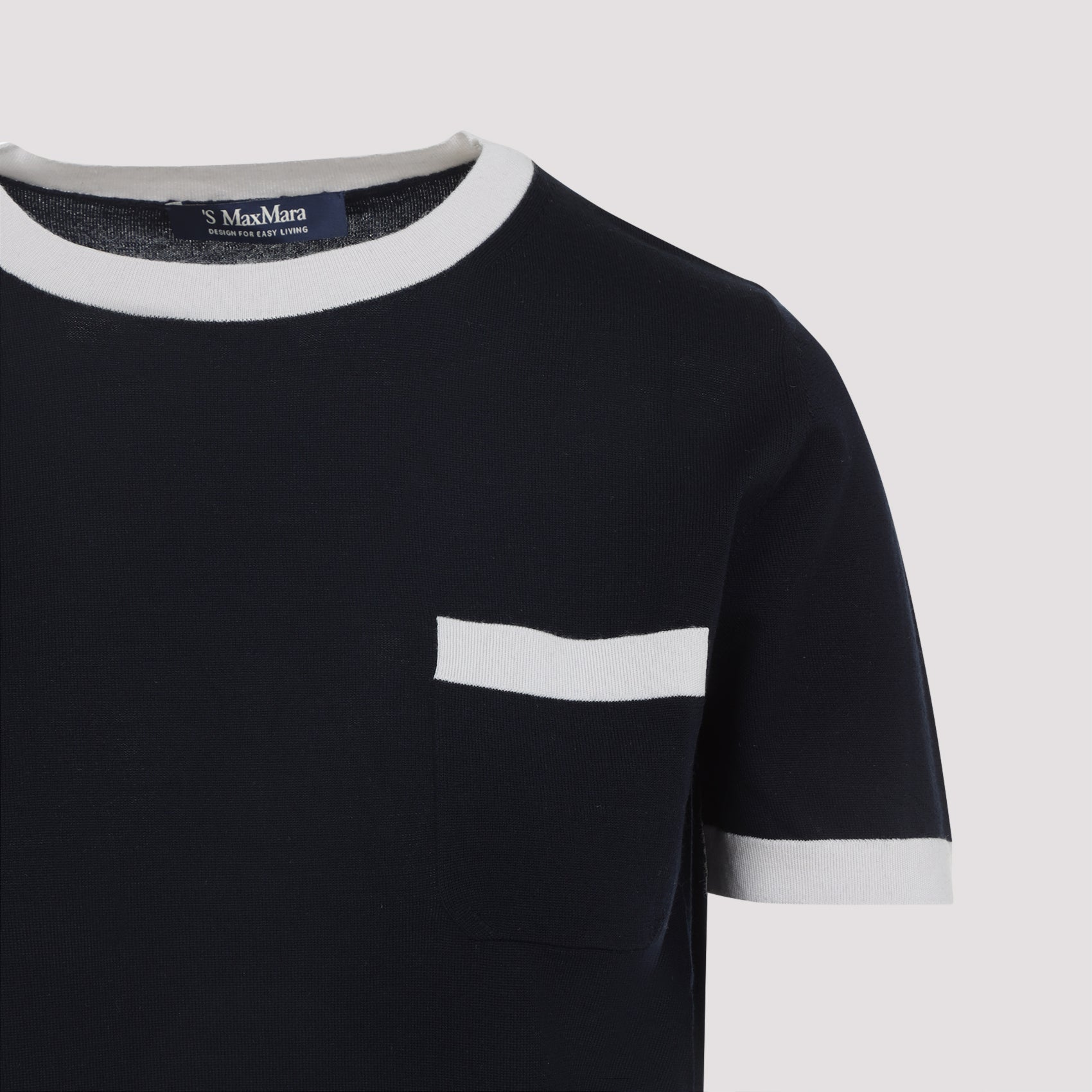 Egidio Bicolor Knit T-Shirt