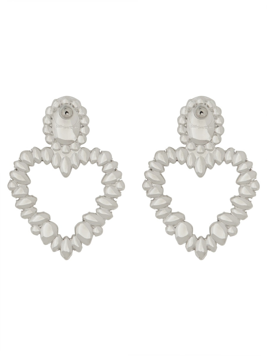"CRYSTAL HEART" EARRINGS