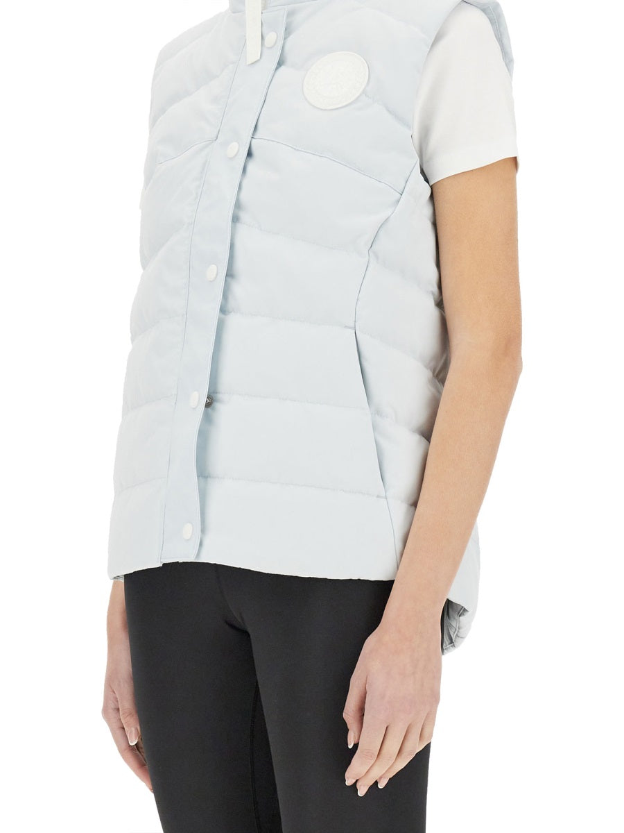 PADDED VEST WITH LOGO