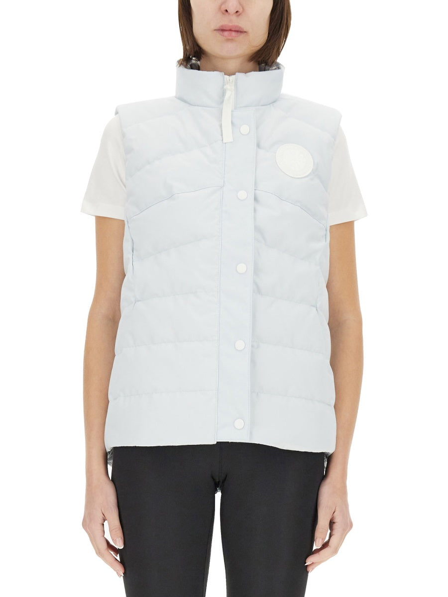 PADDED VEST WITH LOGO