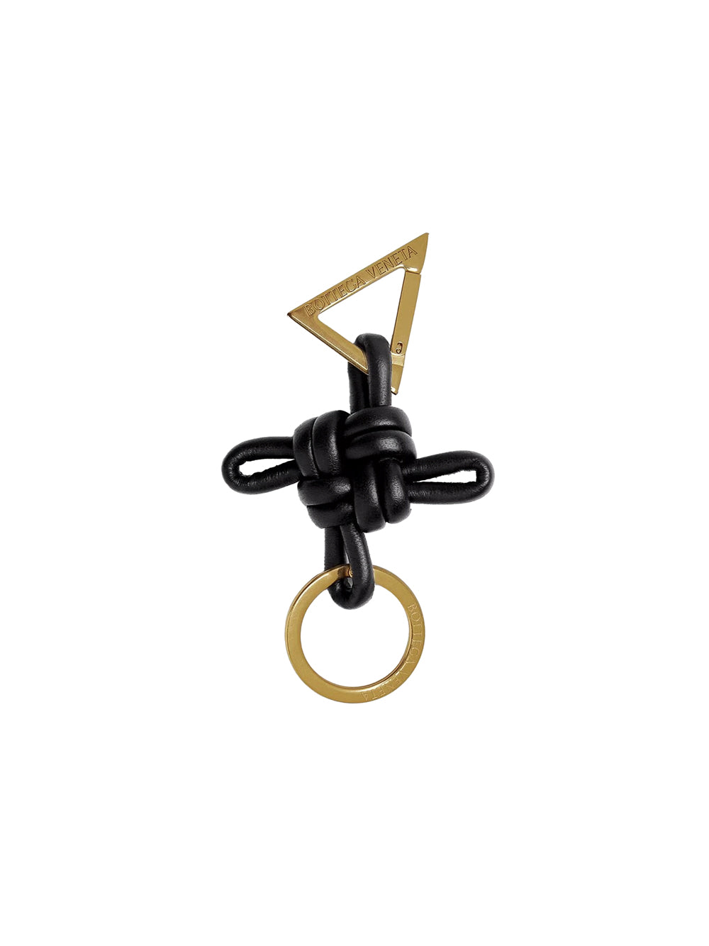 DOUBLE KNOT TRIANGLE KEY RING