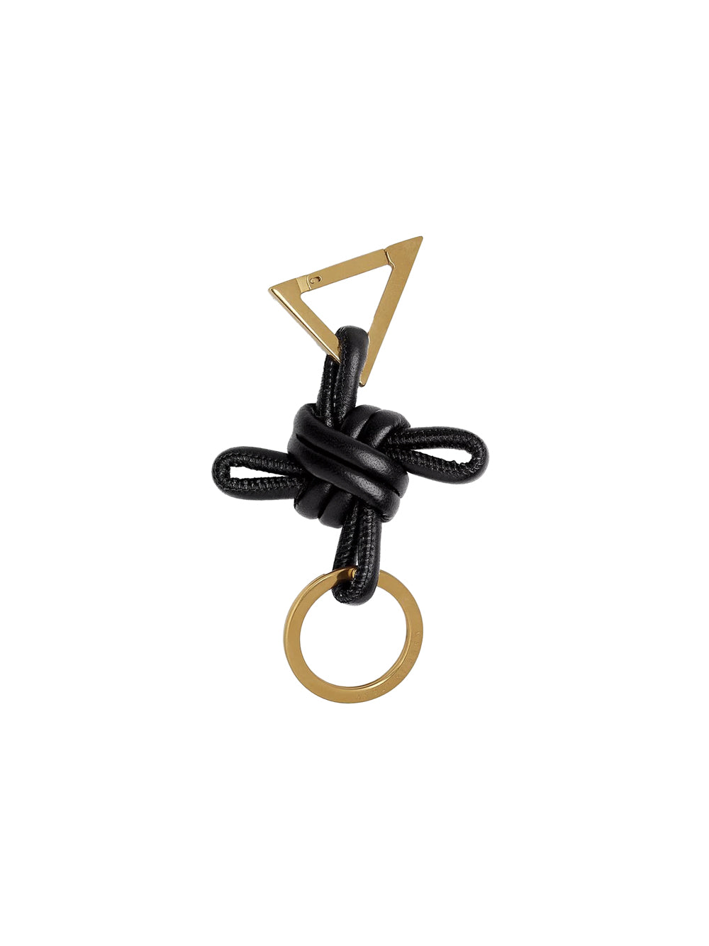 DOUBLE KNOT TRIANGLE KEY RING
