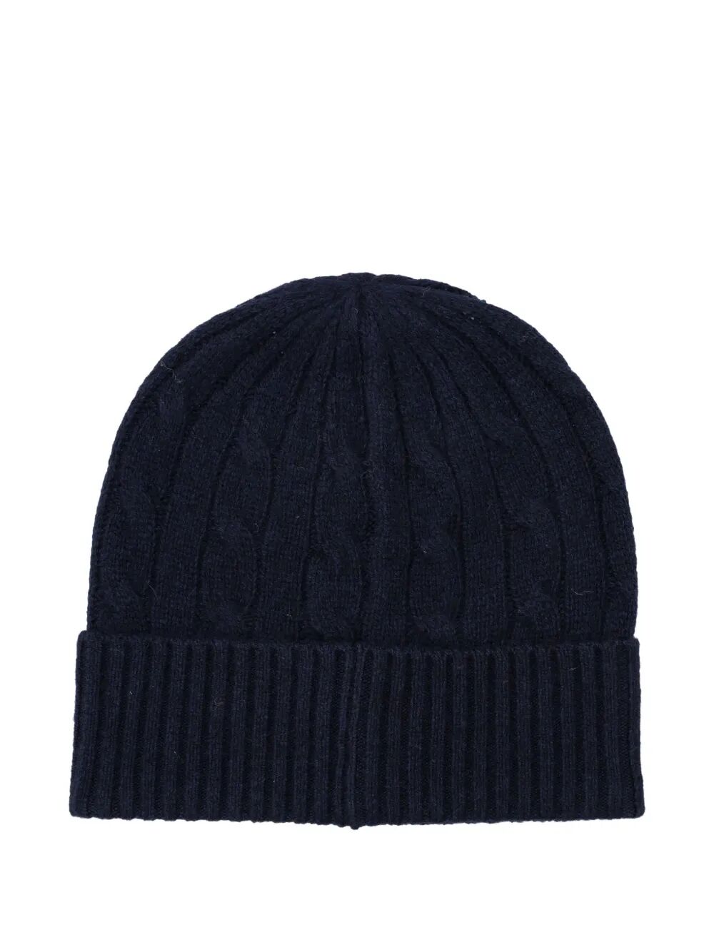 CABLE-KNIT WOOL AND CASHMERE BEANIE
