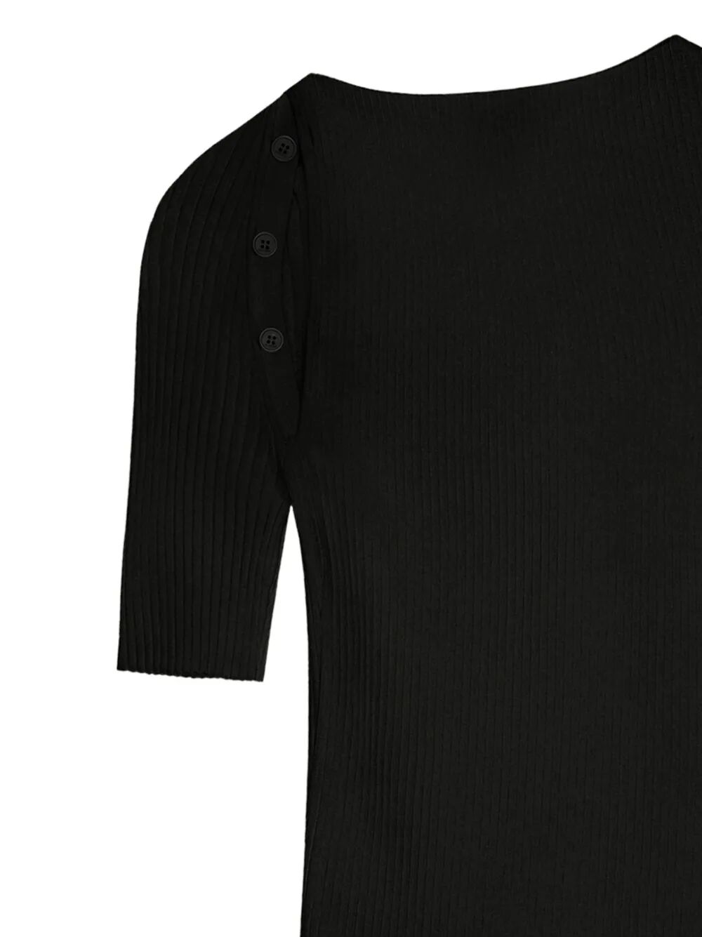 OBLIQUE BUTONNED TOP