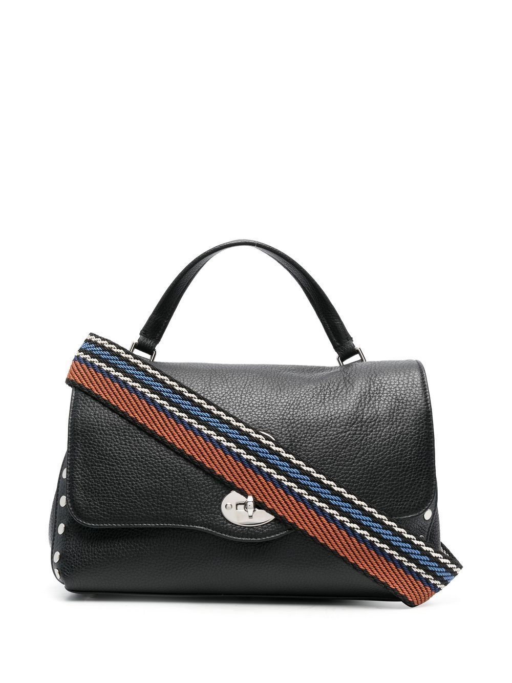 TUMBLED LEATHER SMALL POSTINA DAILY GIORNO BAG