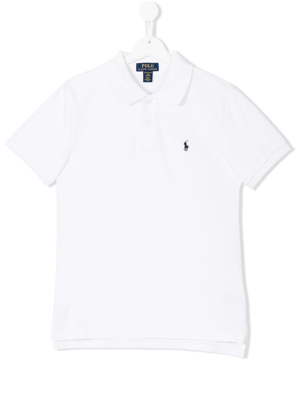 SLIM FIT COTTON MESH POLO SHIRT