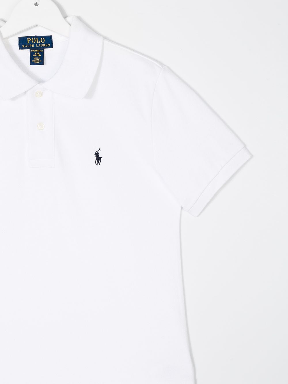 SLIM FIT COTTON MESH POLO SHIRT