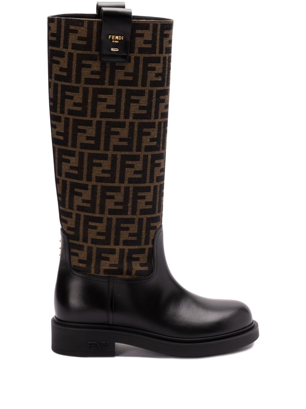 FILO LEATHER AND FF FABRIC BOOTS