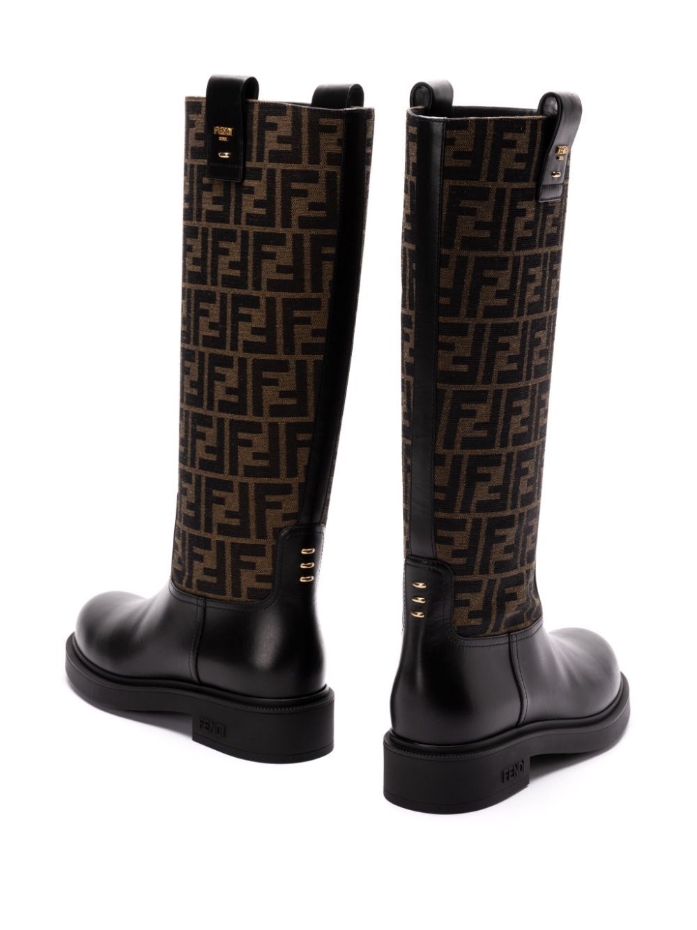 FILO LEATHER AND FF FABRIC BOOTS