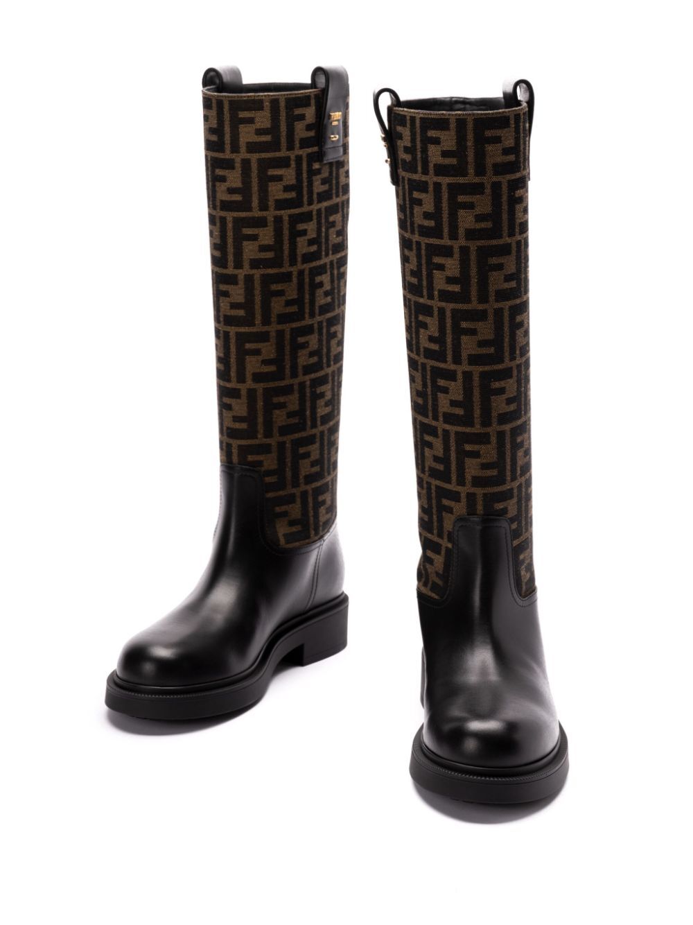FILO LEATHER AND FF FABRIC BOOTS