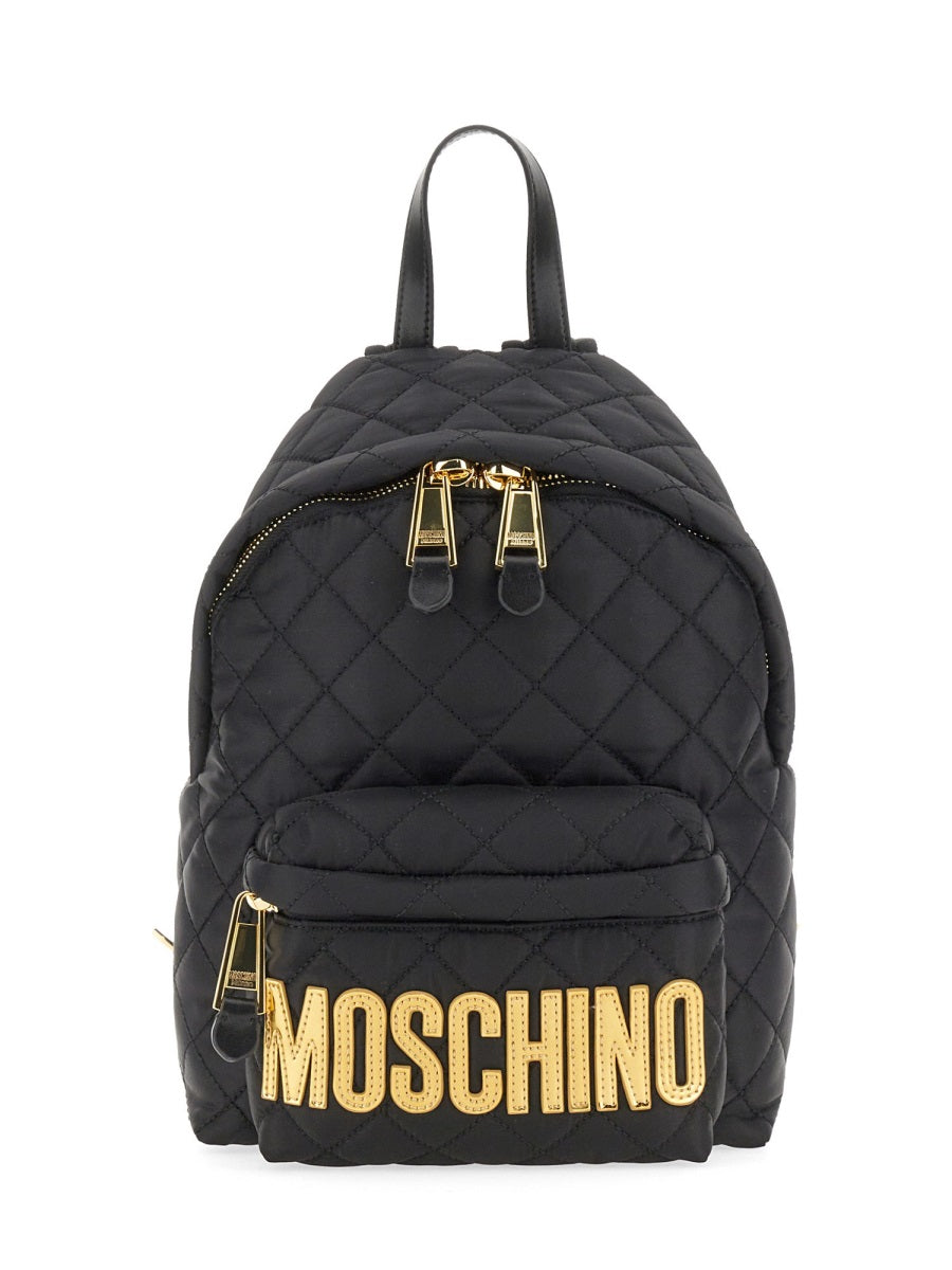 QUILTED NYLON BACKPACK