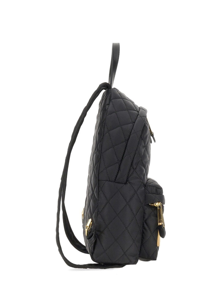 QUILTED NYLON BACKPACK