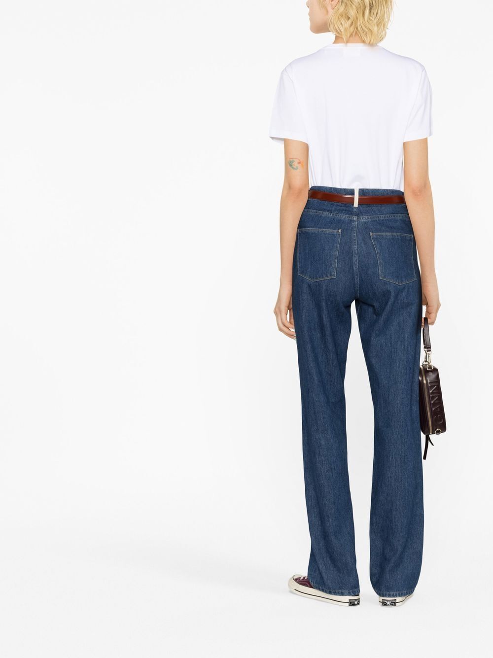 ABY COTTON T-SHIRT WITH EMBROIDERED LOGO