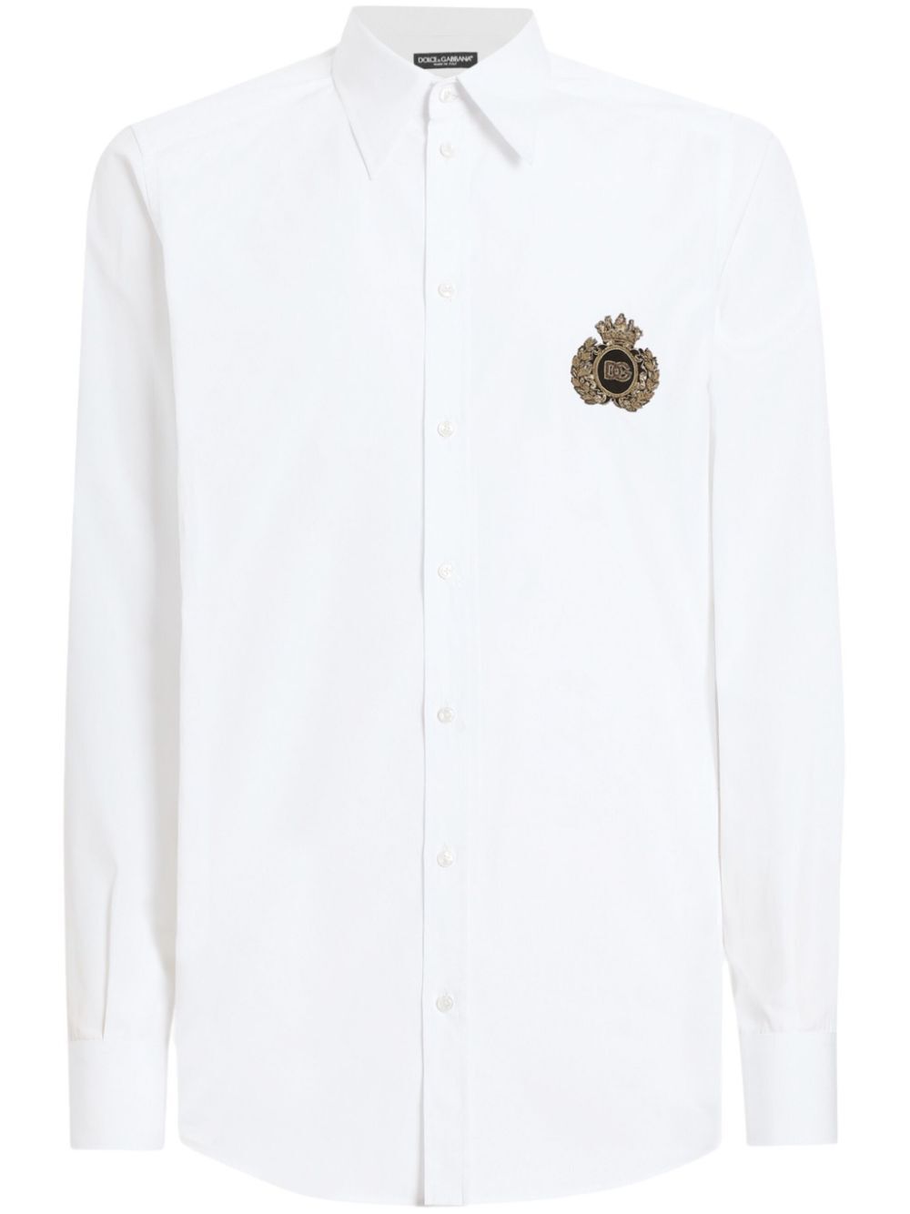 LOGO EMBROIDERED COTTON SHIRT