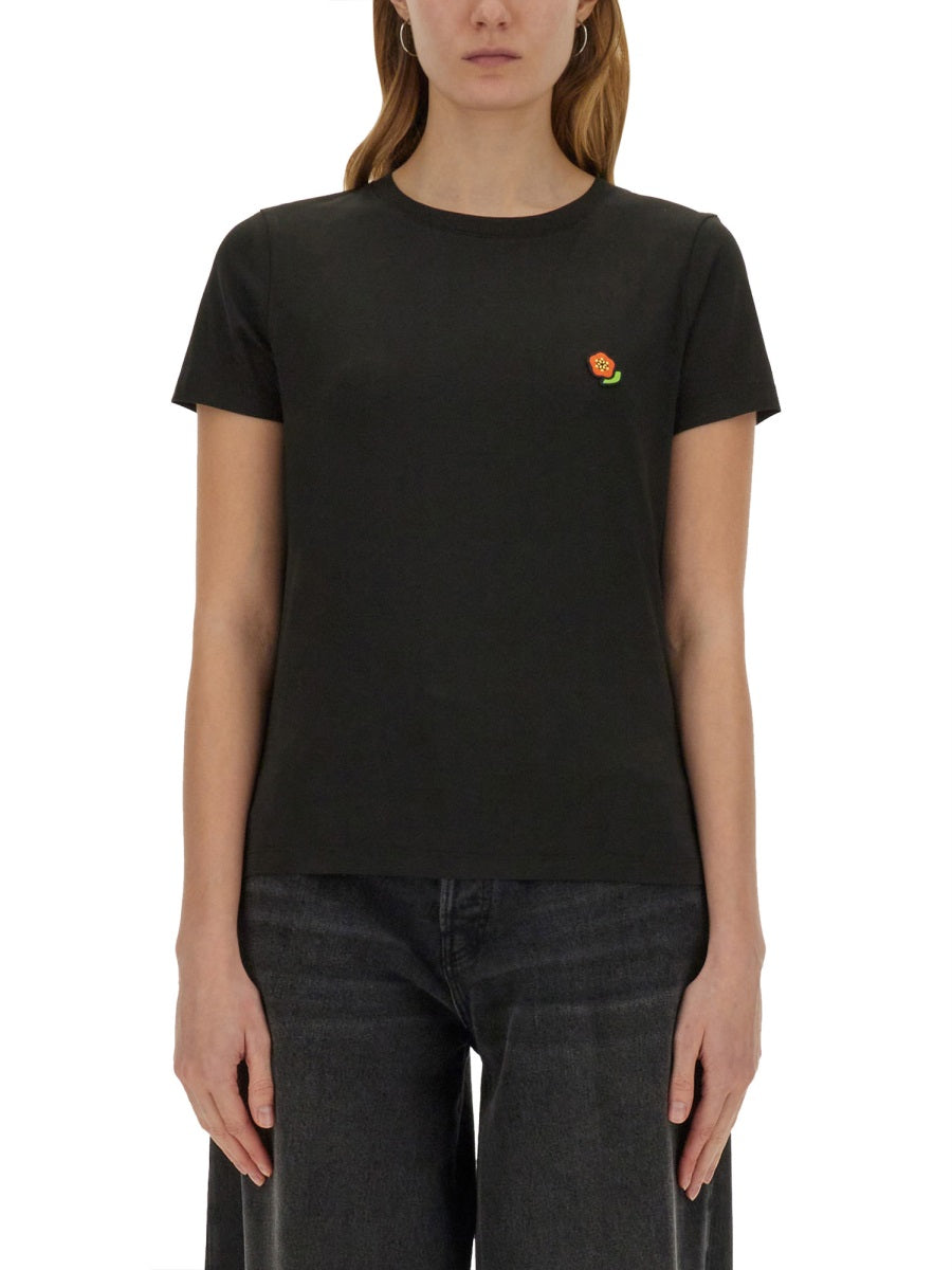T-SHIRT WITH "POP" EMBROIDERY