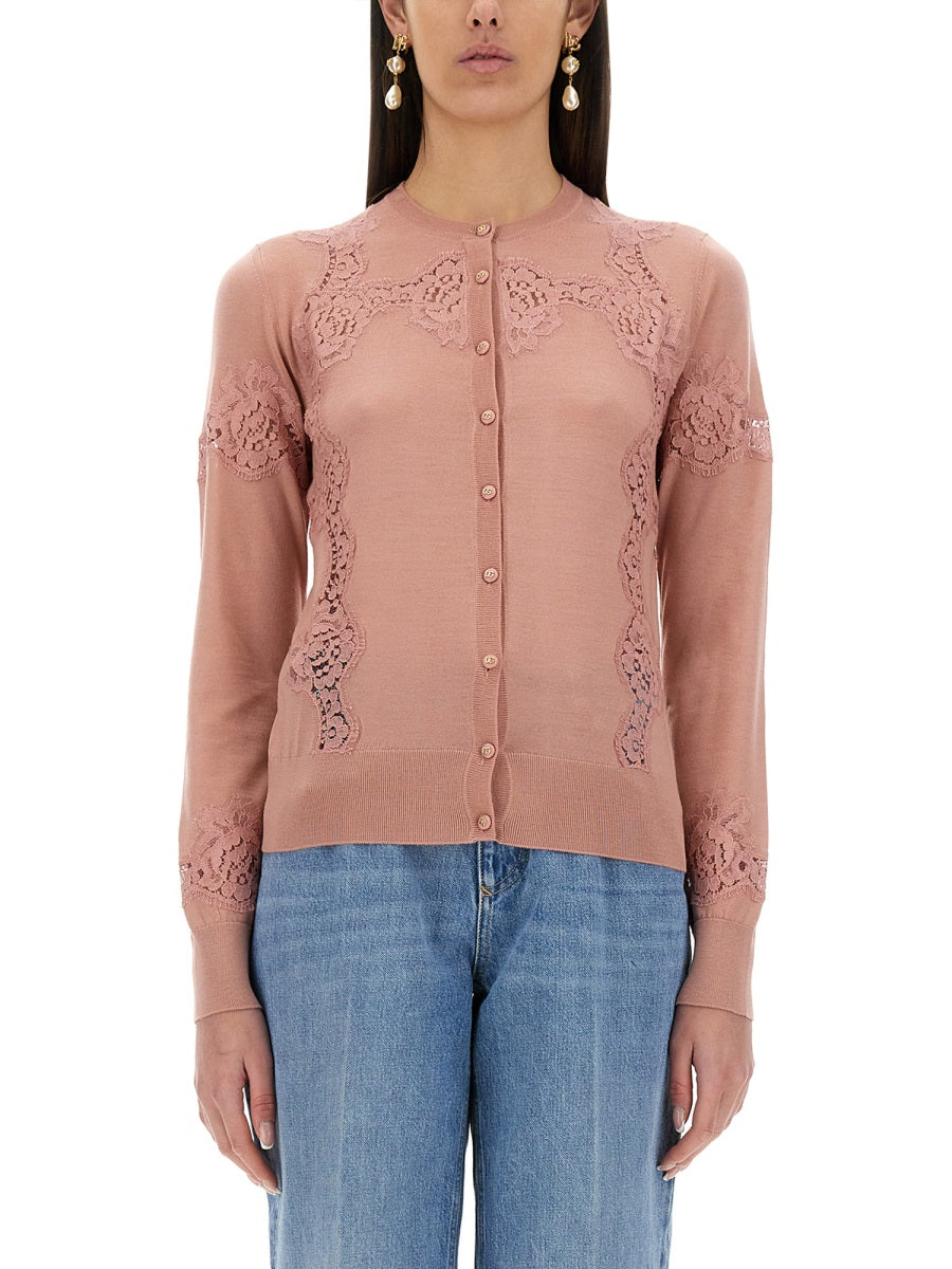 CASHMERE AND SILK CARDIGAN