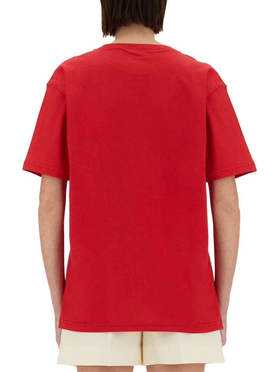 "CHEZ VALENTINO" PRINT T-SHIRT