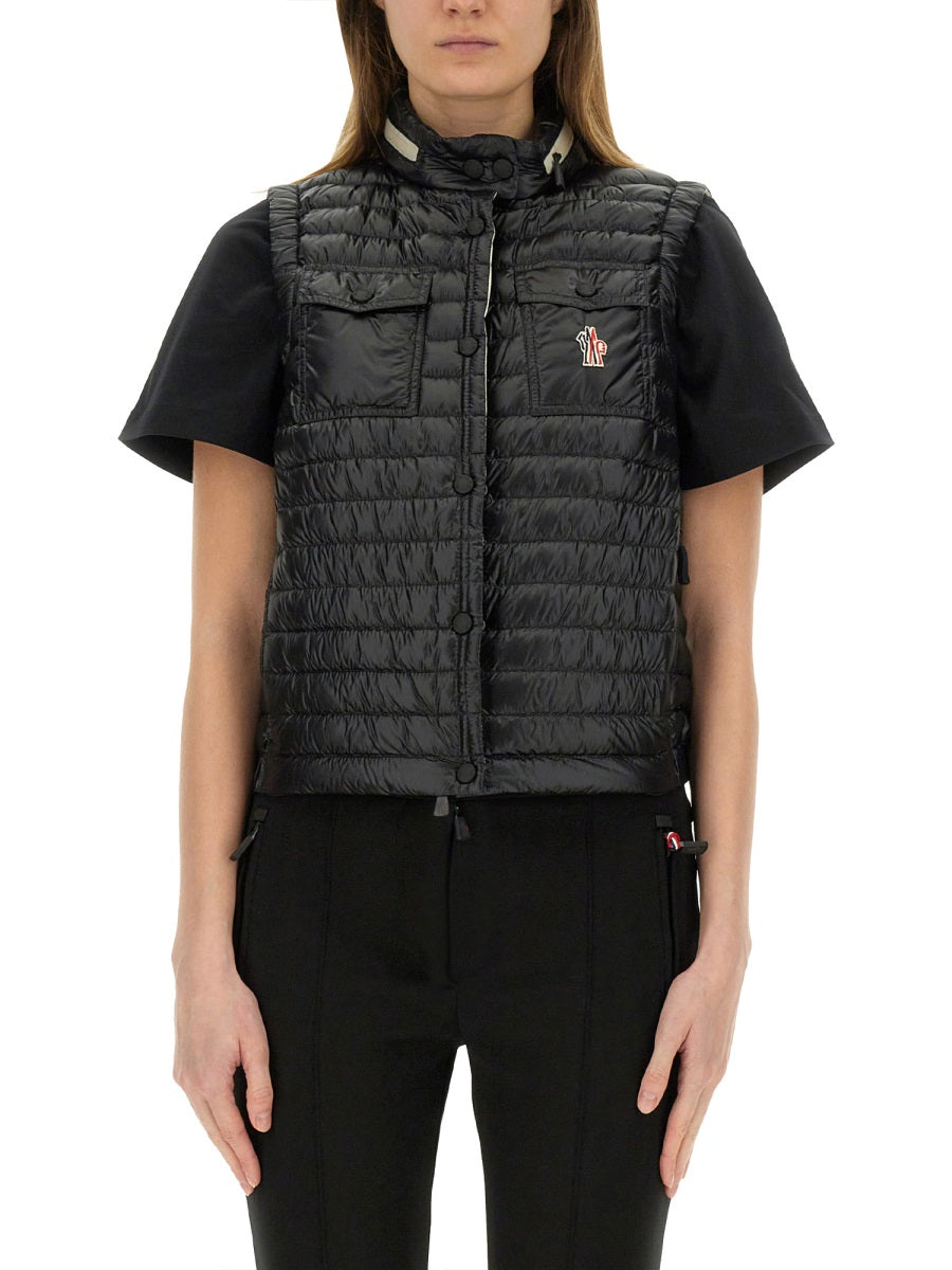 PADDED VEST WITH LOGO