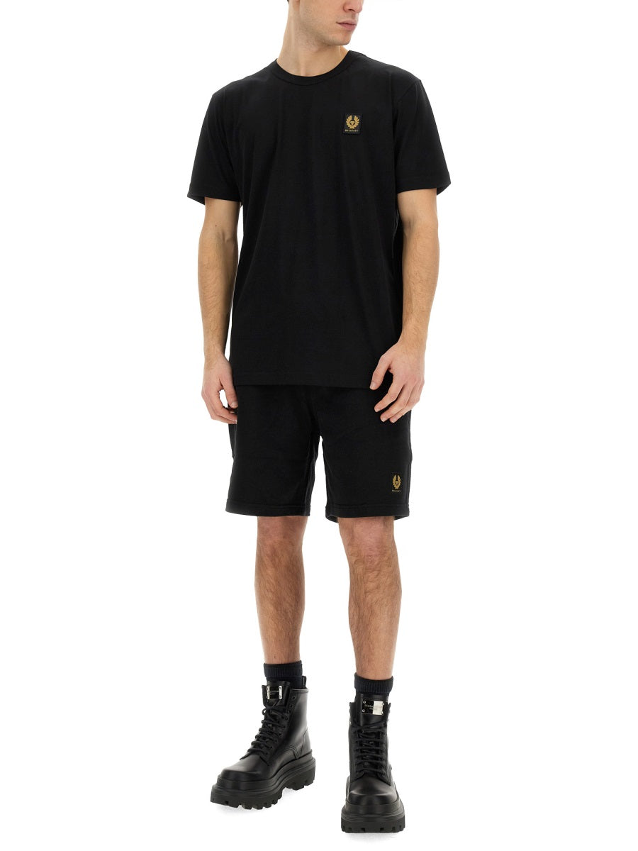 T-SHIRT WITH LOGO PATCH