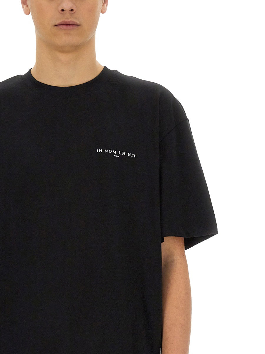 "THIS IS AUTHENTIC" MASK PRINT T-SHIRT
