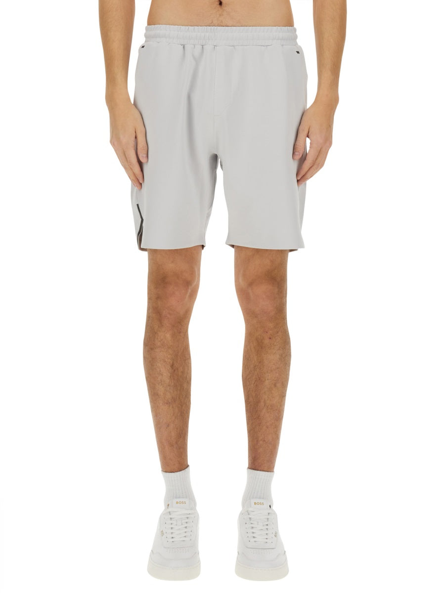 TECHNICAL FABRIC BERMUDA SHORTS