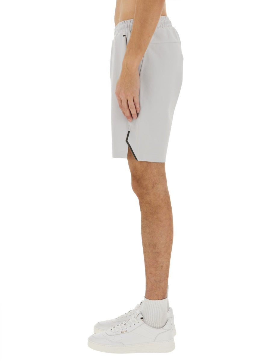 TECHNICAL FABRIC BERMUDA SHORTS