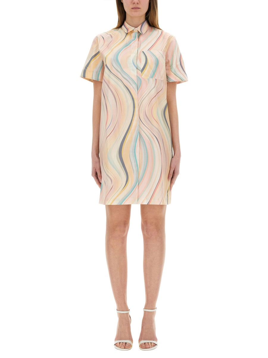 "FADED SWIRL" DRESS
