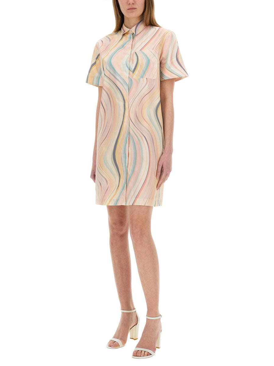 "FADED SWIRL" DRESS