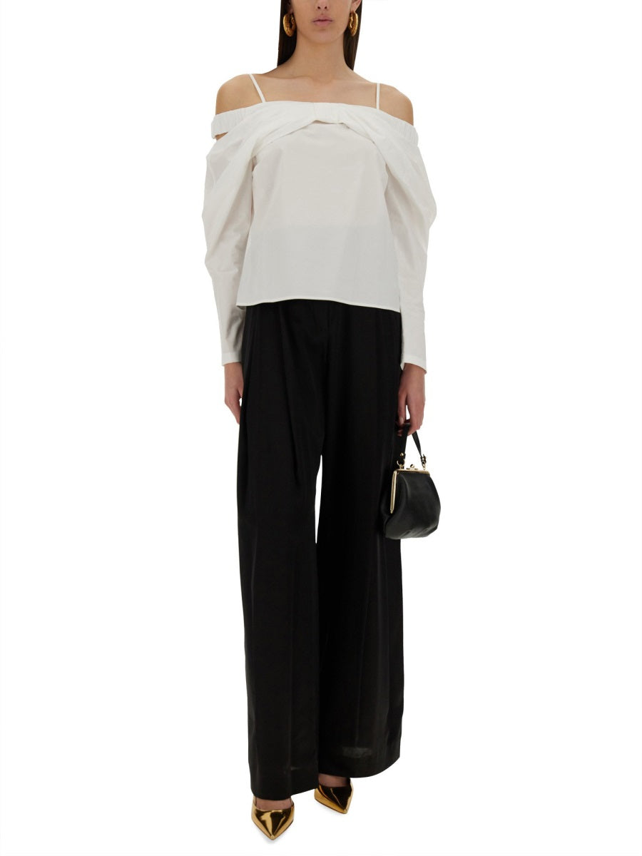 "OFF-SHOULDER" SHIRT