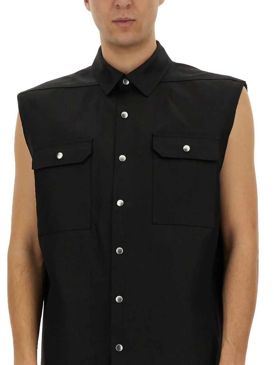 SLEEVELESS OUTERSHIRT "JUMBO"