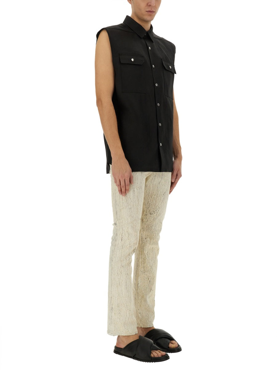 SLEEVELESS OUTERSHIRT "JUMBO"