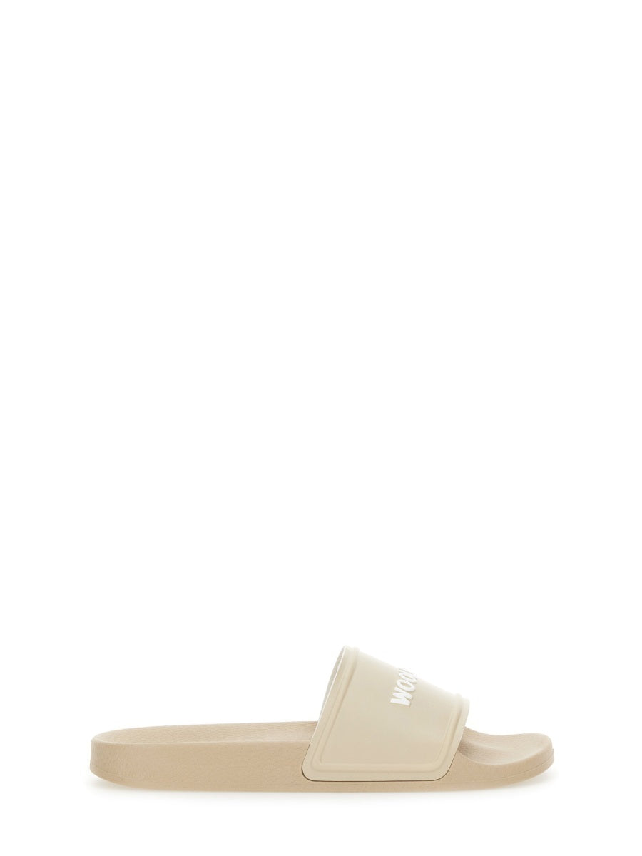 SLIDE SANDAL WITH LOGO