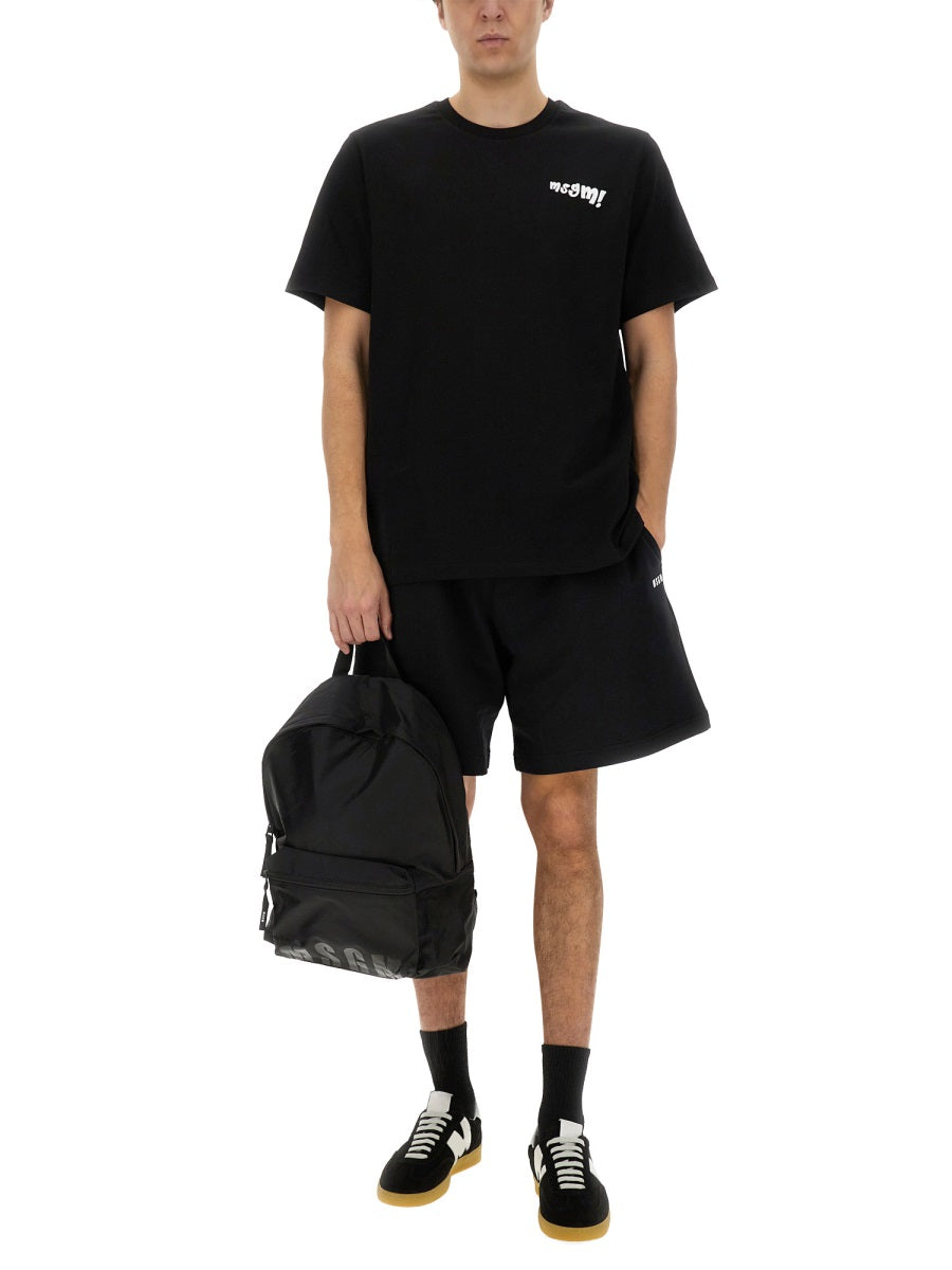 T-SHIRT WITH EMBROIDERED LOGO