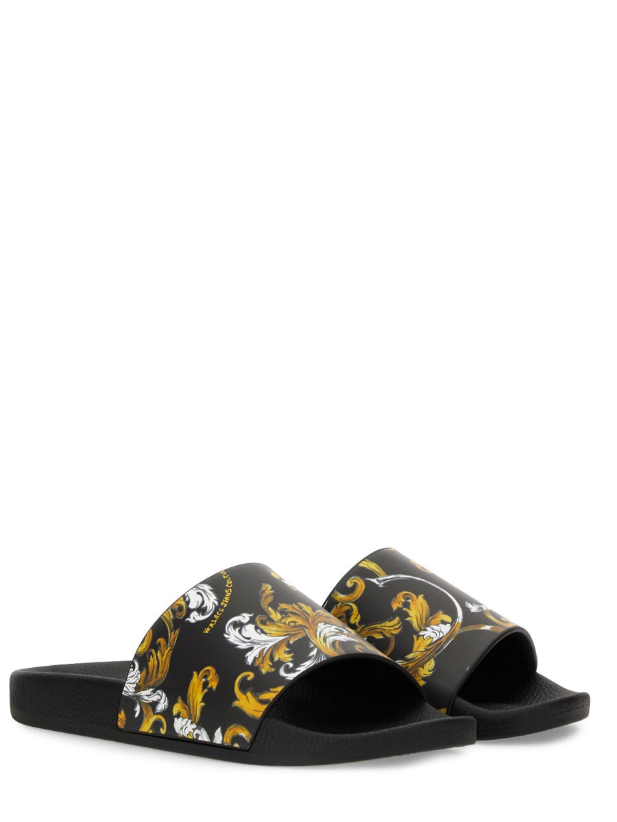 SLIDE SANDAL WITH LOGO