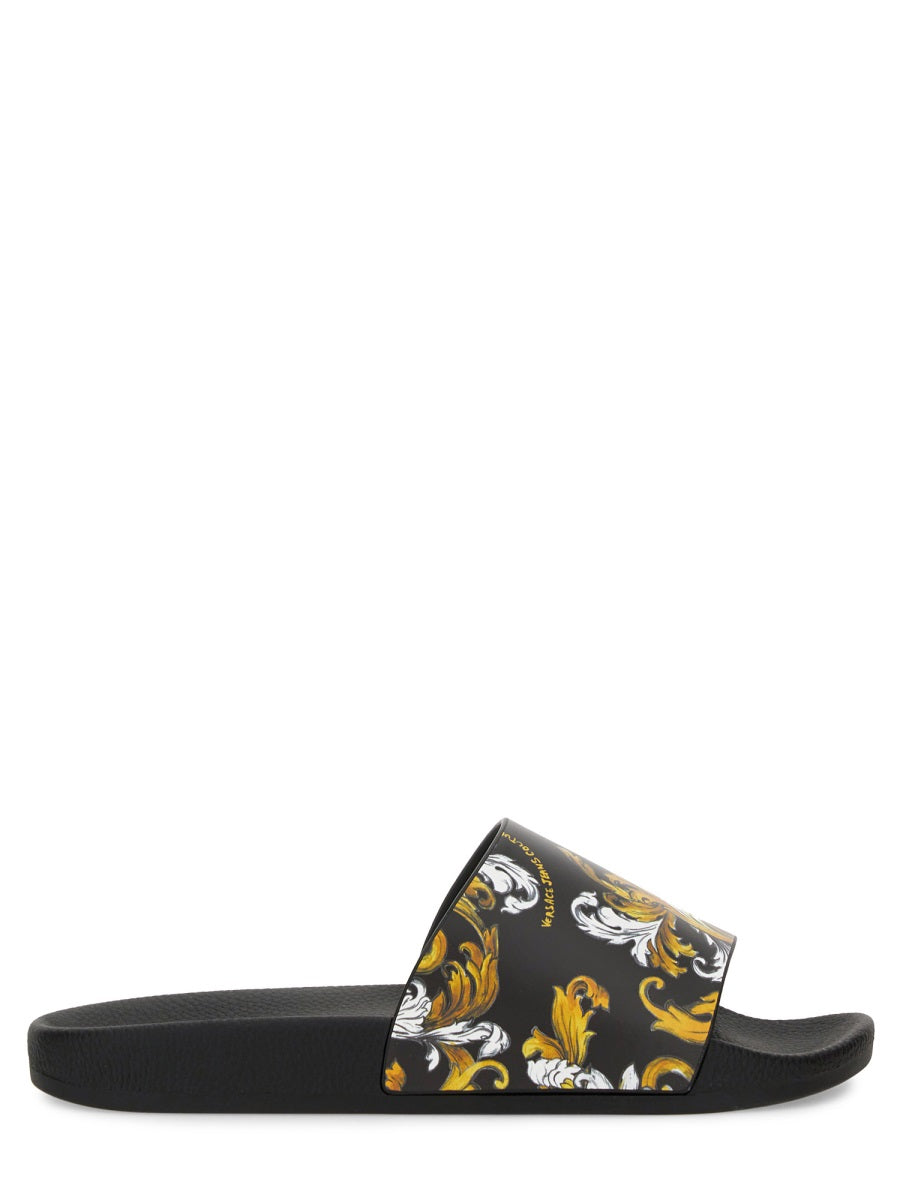 SLIDE SANDAL WITH LOGO