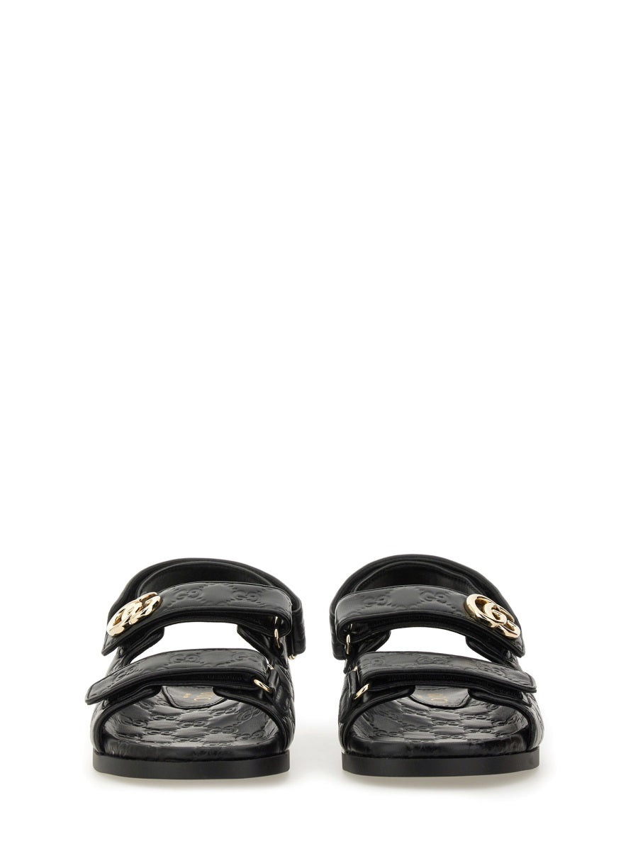 SANDAL WITH DOUBLE G
