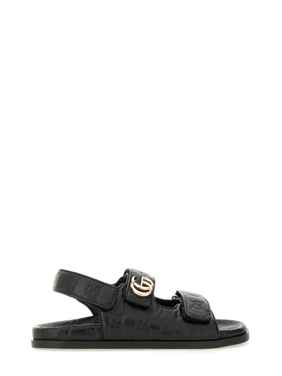 SANDAL WITH DOUBLE G