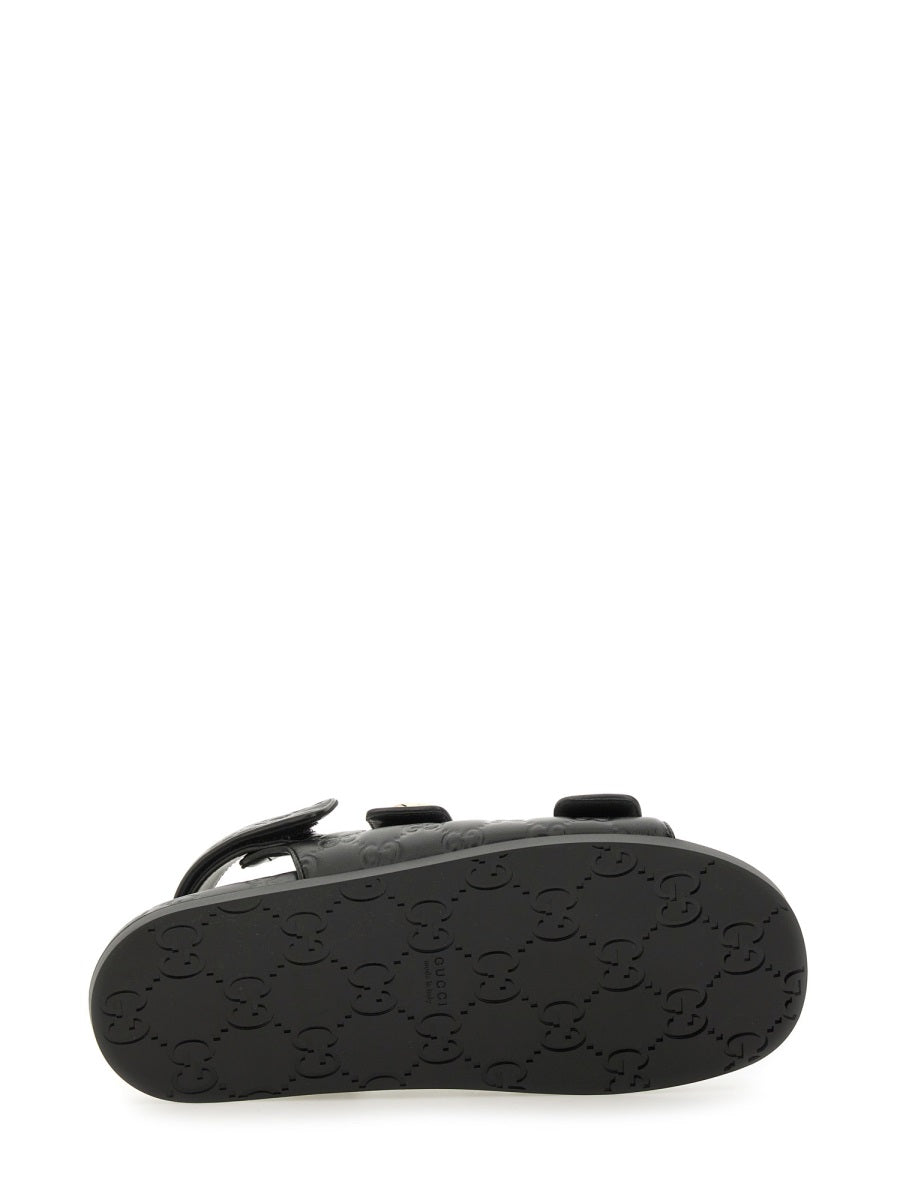 SANDAL WITH DOUBLE G
